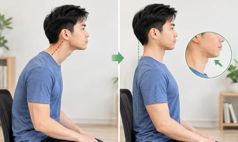 'Cổ rùa' do dùng điện thoại: 4 bài tập giúp cải thiện tư thế