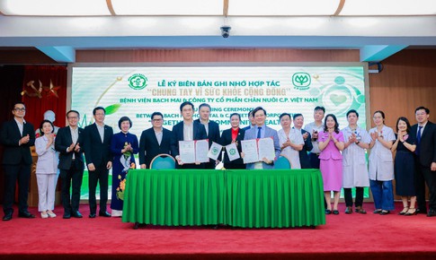 C.P. Việt Nam và Bệnh viện Bạch Mai mở rộng hợp tác vì sức khỏe cộng đồng