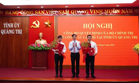 Tỉnh Quảng Trị có tân Bí thư, Phó Bí thư