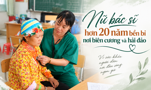 Nữ bác sĩ hơn 20 năm chăm sóc sức khỏe nơi biên cương và hải đảo