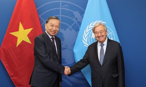 Tổng Bí thư, Chủ tịch nước Tô Lâm gặp Tổng Thư ký Liên hợp quốc António Guterres