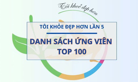 Danh sách TOP100 ứng viên vào Vòng 2 Cuộc thi Tôi khoẻ đẹp hơn Lần 5