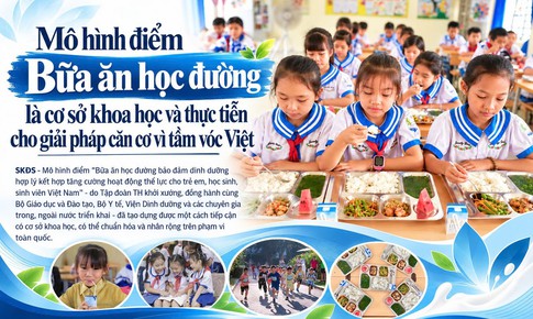 'Mô hình điểm Bữa ăn học đường' là cơ sở khoa học và thực tiễn cho giải pháp căn cơ vì tầm vóc Việt