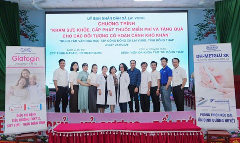Hasan - Dermapharm chung tay chăm lo sức khỏe người dân tại xã Lai Vung, Đồng Tháp