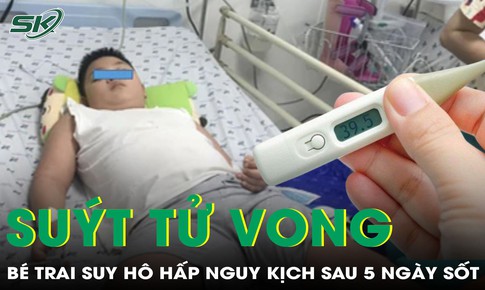 Bé trai nặng 35kg suýt tử vong sau 5 ngày sốt