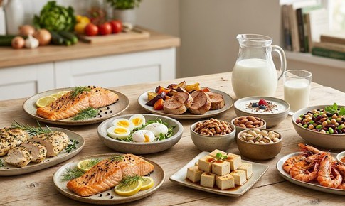 10 thực phẩm giàu protein giúp người trên 50 tuổi giữ cơ, giảm mỡ