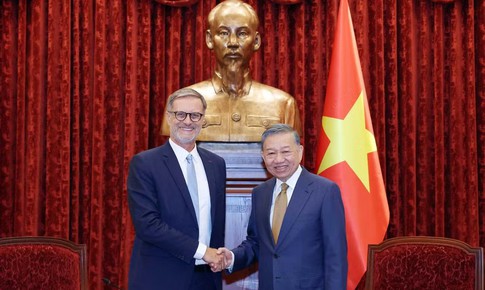 Tổng Bí thư, Chủ tịch nước Tô Lâm tiếp Đại sứ Cộng hòa Pháp tại Việt Nam