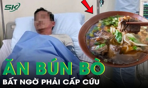 Đang ăn bún bò, người đàn ông 72 tuổi bất ngờ phải cấp cứu