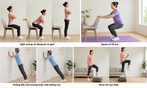 Cách tập tăng cường sức mạnh cho phụ nữ trên 50 tuổi