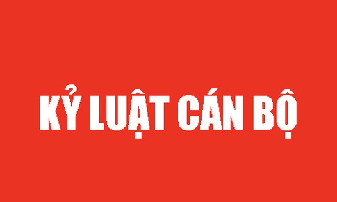 Thủ tướng thi hành kỷ luật buộc thôi việc đối với Thứ trưởng Bộ NN&amp;MT Hoàng Trung
