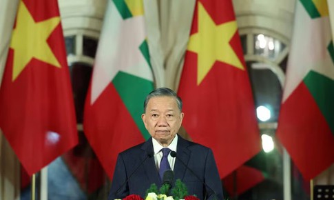 Tổng Bí thư, Chủ tịch nước Tô Lâm: Quan hệ hợp tác Việt Nam-Myanmar sẽ có những bước phát triển mới, thực chất hơn