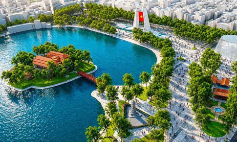 Chi tiết phối cảnh khu vực hồ Hoàn Kiếm đang lấy ý kiến người dân