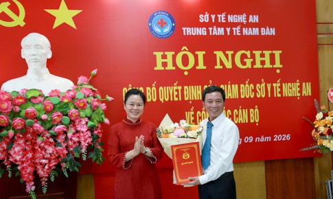 Trung tâm Y tế Nam Đàn có tân Giám đốc 