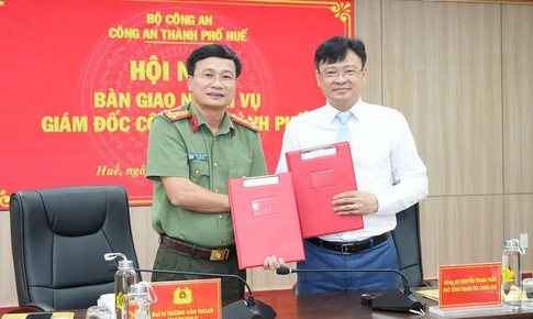 Đại tá Dương Văn Thoan phụ trách Công an TP Huế