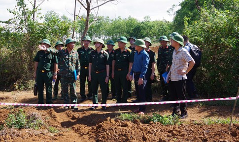 Thêm chứng cứ xác định khu vực nghi có mộ tập thể của khoảng 90 liệt sĩ