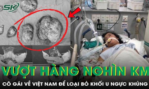 Vượt hàng nghìn km từ Cộng hòa Séc về Việt Nam loại bỏ khối u ngực khủng