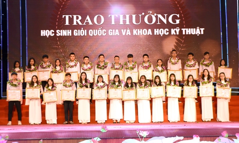 Nghệ An xếp thứ 3 to&#224;n quốc về học sinh giỏi Quốc gia