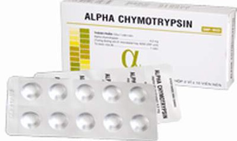 Kh&#244;ng d&#249;ng Alphachymotripsin với c&#225;c thức uống c&#243; cồn