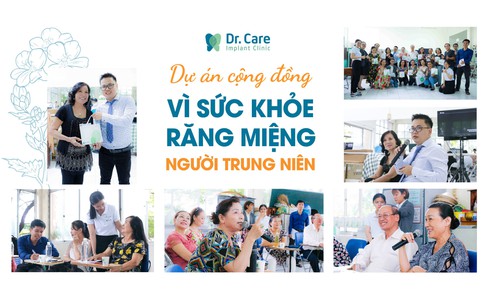 Ấn tượng dự &#225;n cộng đồng - V&#236; sức khỏe răng miệng người trung ni&#234;n