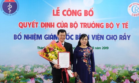 Bộ Y tế bổ nhiệm BSCKII Nguyễn Tri Thức l&#224;m Gi&#225;m đốc BV Chợ Rẫy