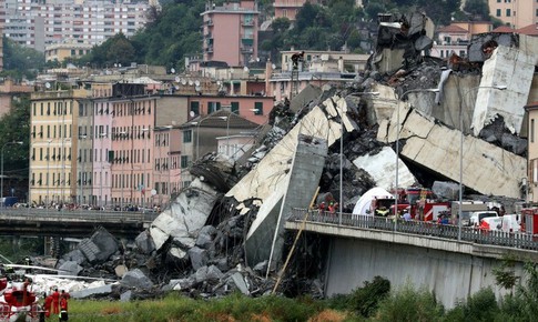 Italy ban bố t&#236;nh trạng khẩn cấp 12 th&#225;ng tại Genoa sau sự cố sập cầu