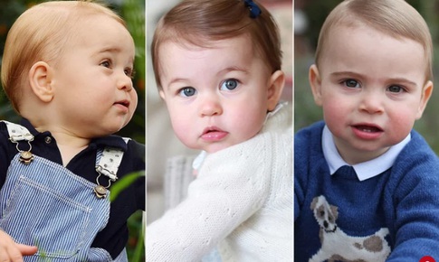 3 b&#233; nh&#224; William-Kate giống nhau cỡ n&#224;o?