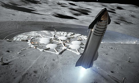 SpaceX ph&#243;ng t&#224;u vũ trụ khổng lồ l&#234;n mặt trăng v&#224;o năm 2022
