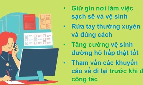 Infographic Chuẩn bị cho nơi l&#224;m việc sẵn s&#224;ng ph&#242;ng chống COVID-19