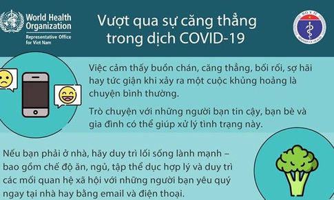 Infographic Lời khuy&#234;n gi&#250;p bạn sống vui khỏe trong m&#249;a dịch COVID-19