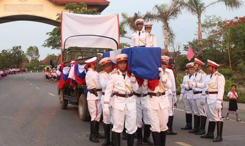 Quảng Trị: 26 h&#224;i cốt liệt sĩ hi sinh tại L&#224;o trở về đất mẹ