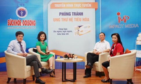 Truyền h&#236;nh trực tuyến: Ph&#242;ng tr&#225;nh ung thư hệ ti&#234;u h&#243;a