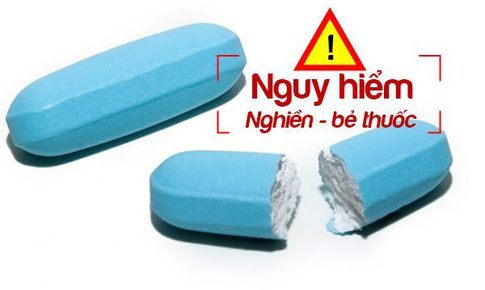 Những loại thuốc kh&#244;ng bẻ, nghiền nhỏ trước khi uống