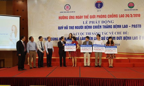 Từ 1/5, mọi người có thể ủng hộ Quỹ hỗ trợ bệnh nhân lao qua tin nhắn