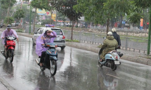 Mưa lạnh sẽ k&#233;o d&#224;i trong v&#224;i ng&#224;y