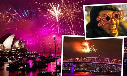 Thế giới đón chào năm mới 2019