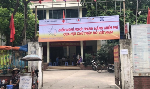 Hà Nội có điểm nghỉ ngơi tránh nóng miễn phí đầu tiên