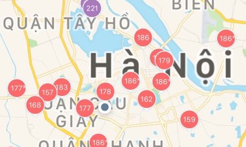 Chất lượng không khí ở mức có hại cho sức khỏe, cần đeo khẩu trang, mang kính khi ra đường