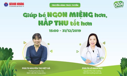 Truyền h&#236;nh trực tuyến: Gi&#250;p b&#233; ngon miệng hơn, hấp thu tốt hơn