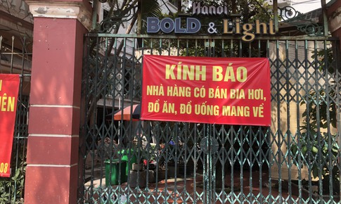 Nh&#224; h&#224;ng, qu&#225;n bia hơi &quot;hụt hơi&quot; chống dịch