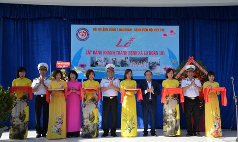 Khánh thành Phòng khám đa khoa- Bệnh xá lữ đoàn 101 Vùng 4 Hải quân