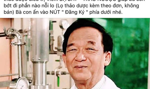 Cảnh b&#225;o: Lợi dụng h&#236;nh ảnh nh&#224; khoa học, b&#225;c sĩ để quảng c&#225;o b&#225;n thuốc tr&#224;n lan tr&#234;n mạng