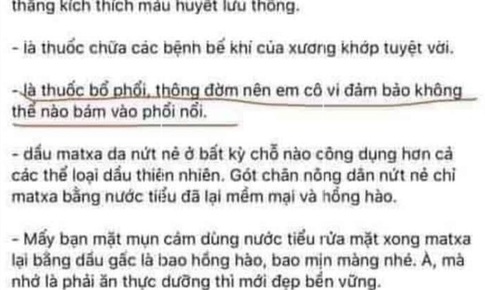 L&#234;n mạng &quot;ch&#233;m gi&#243;&quot; về nước tiểu l&#224; &quot;nước th&#225;nh tươi&quot; chủ facebook Nguyen Binh được c&#244;ng an triệu tập