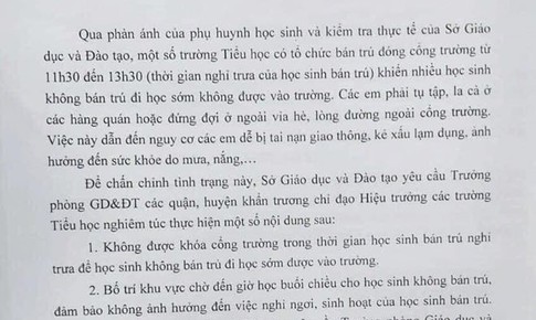 Hải Phòng: Yêu cầu các trường tiểu học bố trí nơi đón học sinh đi học sớm