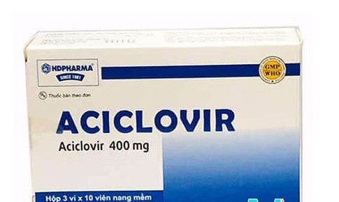 Thu hồi thuốc Aciclovir kh&#244;ng đạt ti&#234;u chuẩn chất lượng