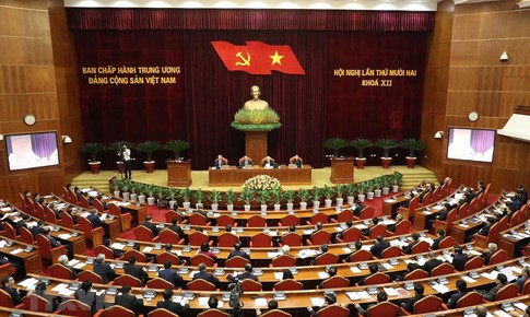 Bế mạc Hội nghị Trung ương lần thứ 12: Hội nghị đ&#227; ho&#224;n th&#224;nh to&#224;n bộ nội dung chương tr&#236;nh đề ra