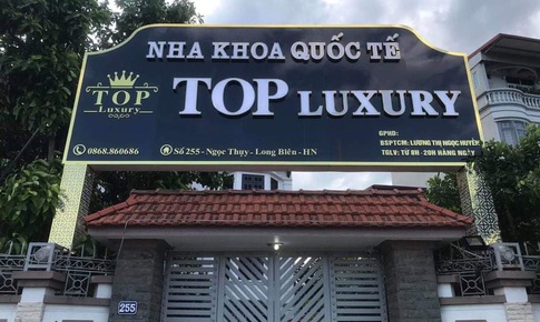 Nha khoa Quốc tế Top Luxury chưa được cấp ph&#233;p vẫn chọc tủy chữa răng