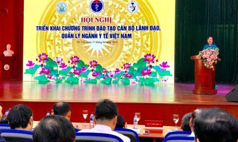 Bộ Y tế triển khai chương tr&#236;nh đ&#224;o tạo c&#225;n bộ l&#227;nh đạo, quản l&#253; ng&#224;nh y tế