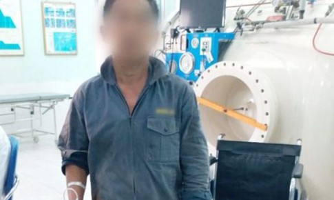 Cứu nam c&#244;ng nh&#226;n l&#242; luyện kim bị ngộ độc kh&#237; CO nguy kịch