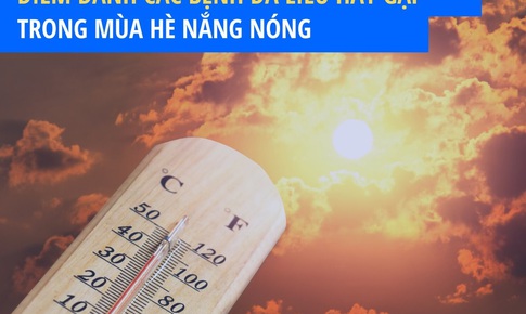 6 bệnh da liễu hay gặp trong mùa nắng nóng