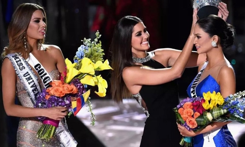 Hoa hậu Hoàn vũ 2015 bỗng trở thành ‘con ghẻ’ của netizen Việt